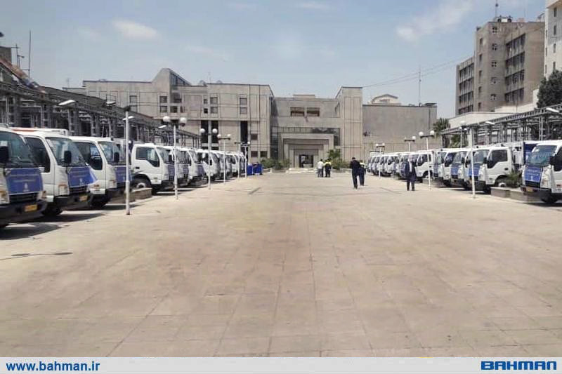تحویل 30 دستگاه کامیونت شیلر با کاربری حمل پسماندهای کرونایی بیمارستان ها